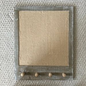 Stylish wooden cork board!